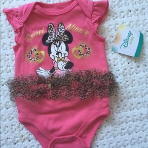NWT Disney Baby: Minnie Mouse Onesie with tutu